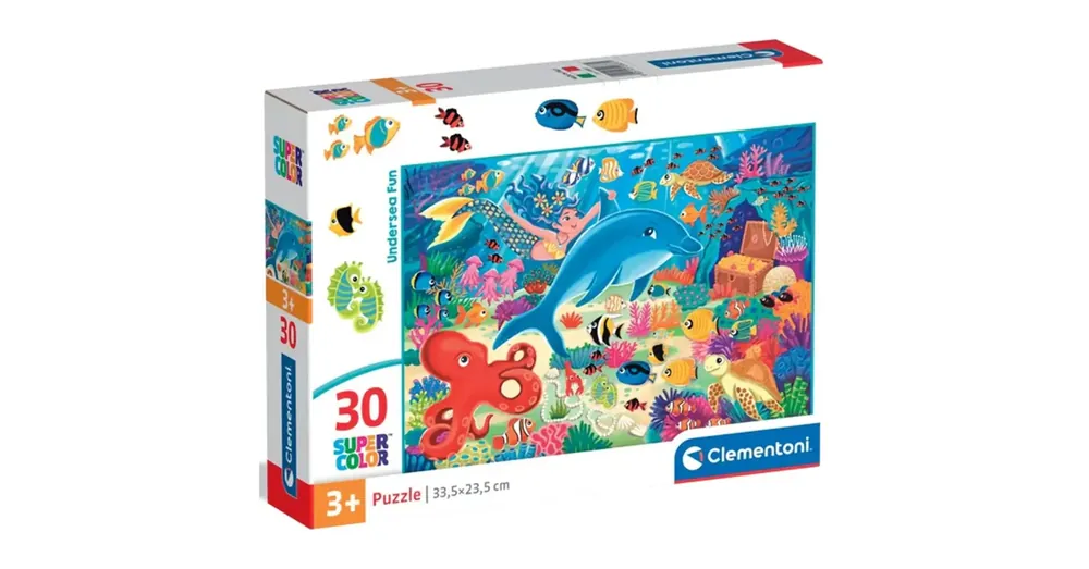 Tenger alatti kalandok 30 db-os supercolor puzzle – Clementoni Azonnal elérhető