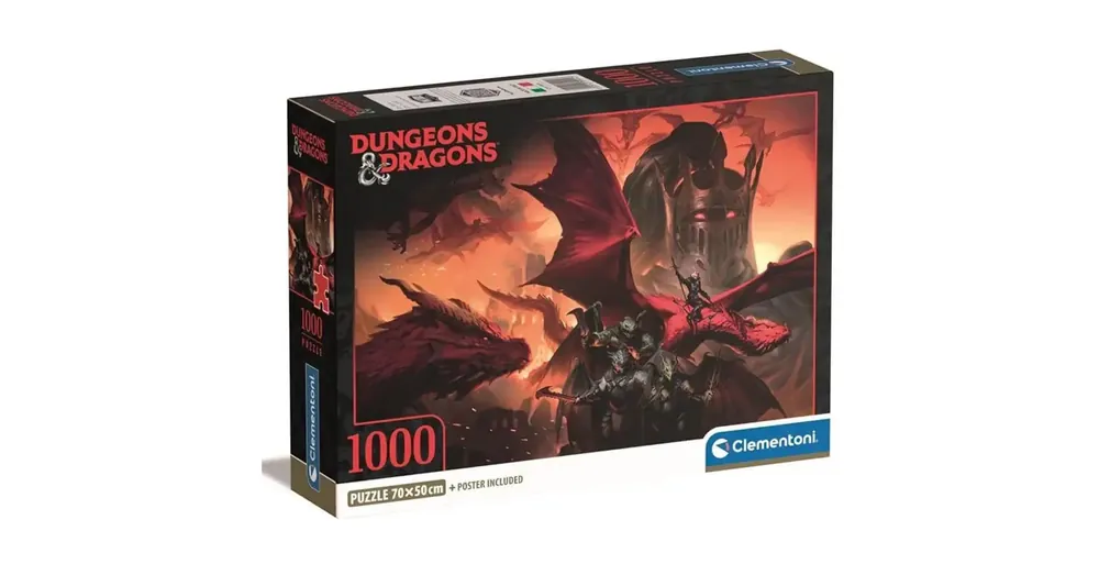 Dungeons Dragons 1000 db-os puzzle poszterrel – Clementoni Szezonális akció