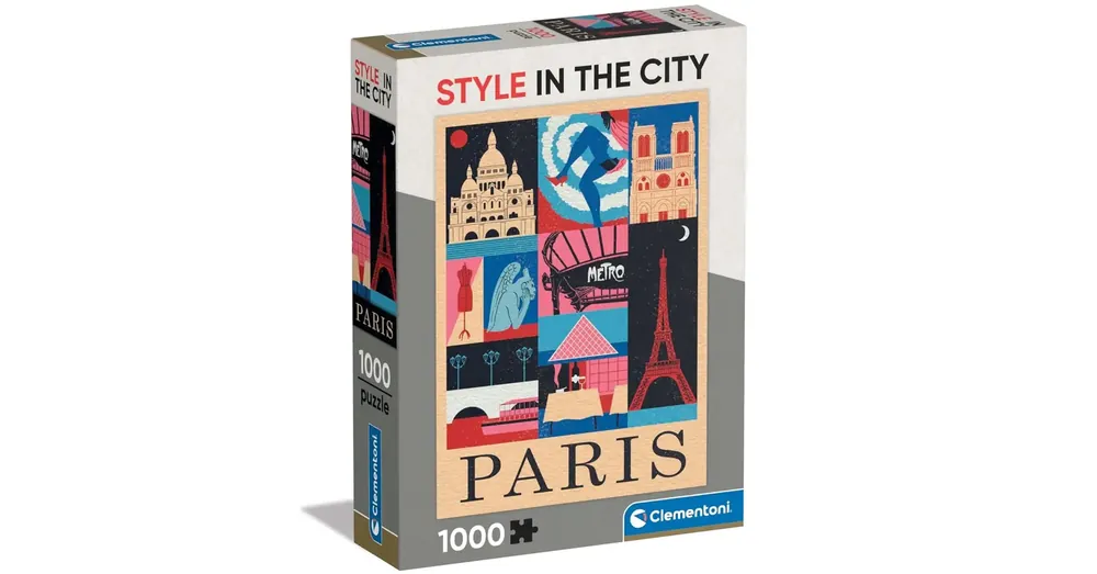 Style in the city Párizs 1000 db-os puzzle – Clementoni Népszerű