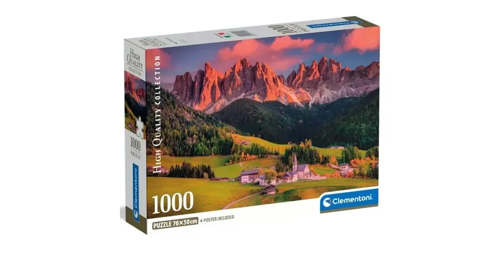 Varázslatos dolomitok 1000 db-os HQC puzzle poszterrel – Clementoni Outlet