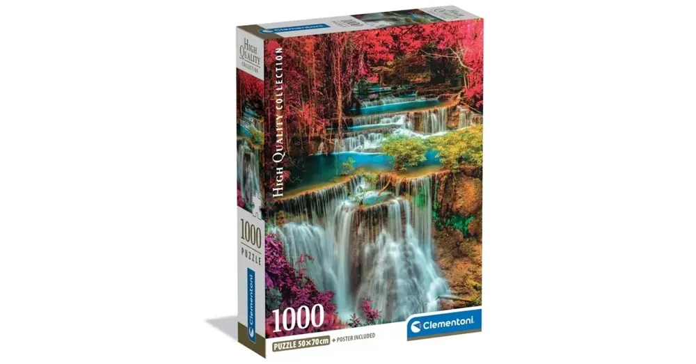 Színes Thai vízesés 1000 db-os HQC puzzle poszterrel – Clementoni Vedd meg online