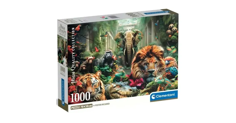 Csak ma Misztikus dzsungel 1000 db-os HQC puzzle poszterrel – Clementoni