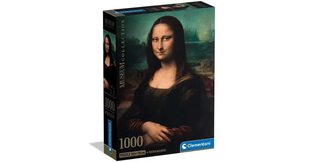 Nézd meg most Museum Collection Leonardo da Vinci – Mona Lisa 1000 db-os puzzle – Clementoni