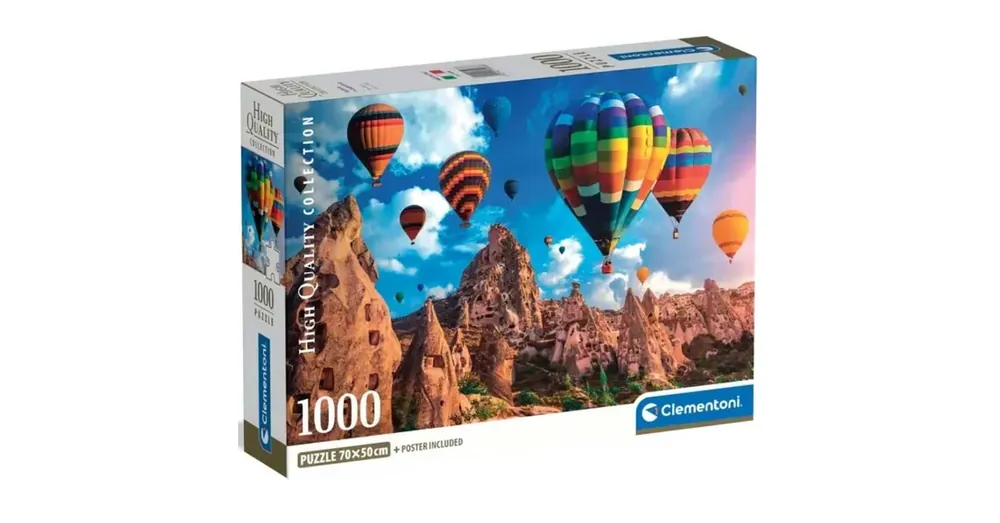 Akciós ár Léggömbök Kappadókiában 1000 db-os HQC puzzle poszterrel – Clementoni