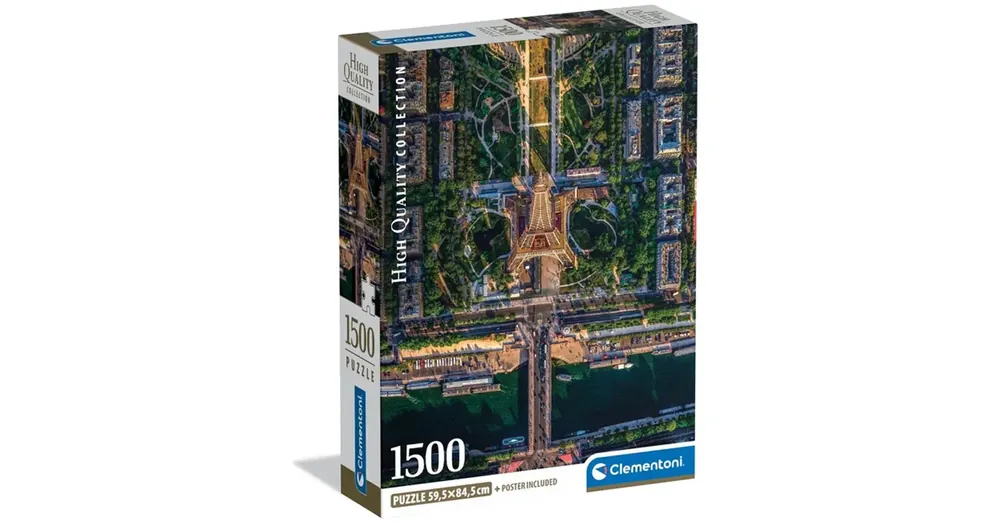 Párizs felett HQC 1500 db-os compact puzzle – Clementoni Ajánlat