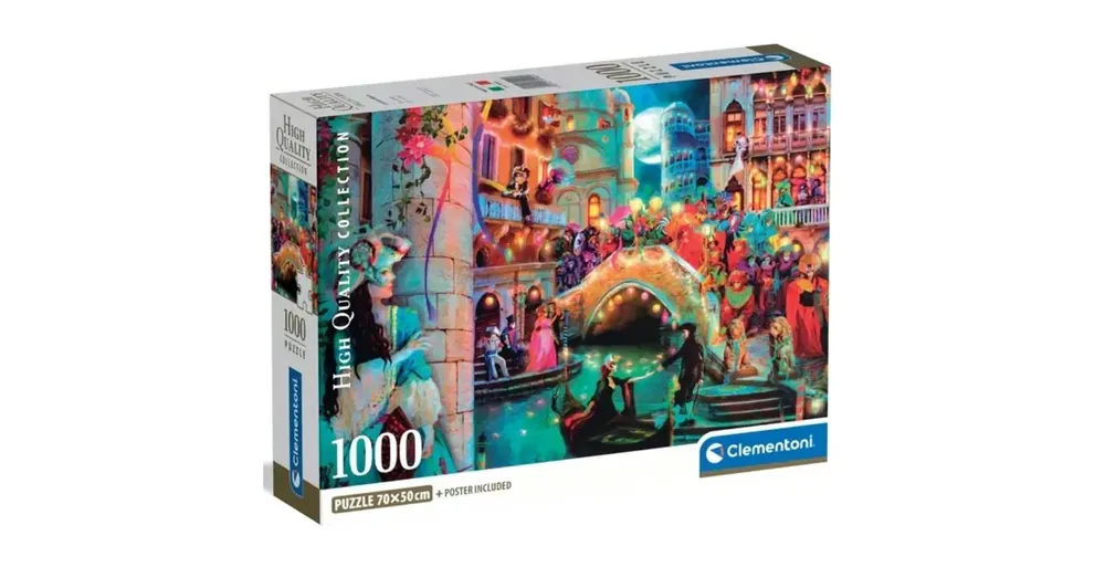 Karnevál a város utcáin 1000 db-os HQC puzzle poszterrel – Clementoni Rendeld meg most