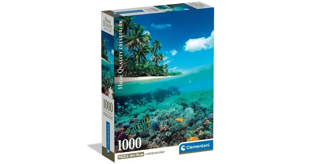Nyaralás a szigeten 1000 db-os HQC puzzle poszterrel – Clementoni Vásárlói kedvenc
