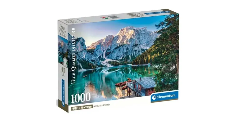 Outlet A Braiesi smaragd tó 1000 db-os HQC puzzle poszterrel – Clementoni