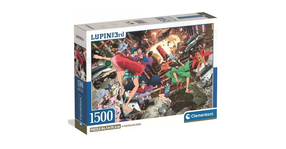Alacsony ár Lupin the 3rd 1500 db-os compact puzzle – Clementoni