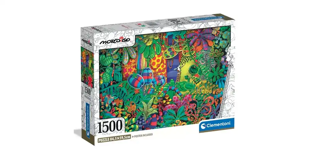 Mordillo A festő 1500 db-os compact puzzle – Clementoni Prémium
