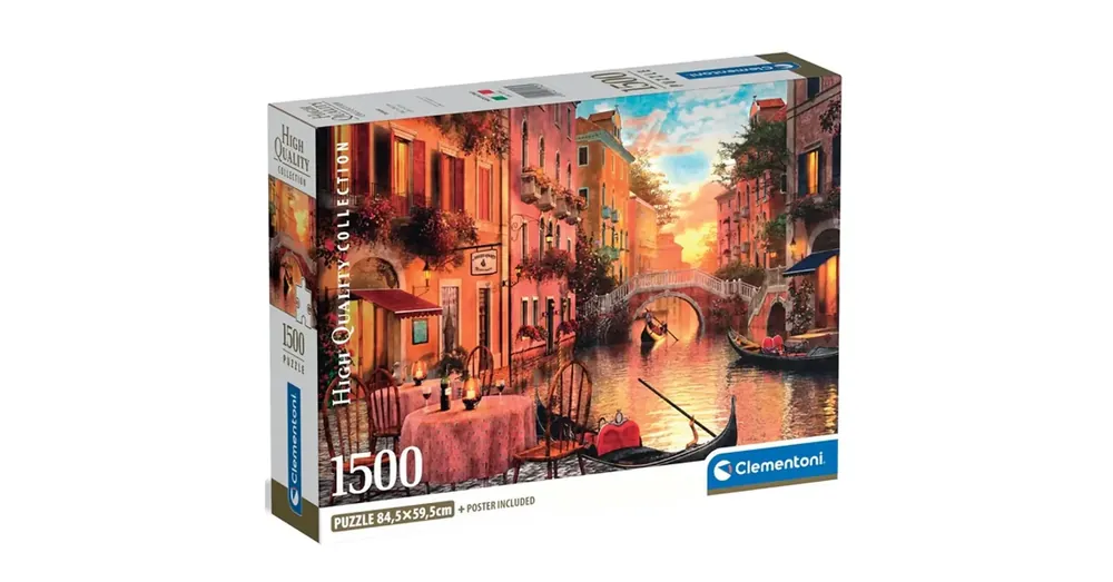 Akció Velencei vacsora 1500 db-os HQC kompakt puzzle – Clementoni