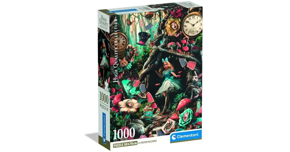 Alíz csodaországban HQC 1000 db-os puzzle – Clementoni Gyors kiszállítás