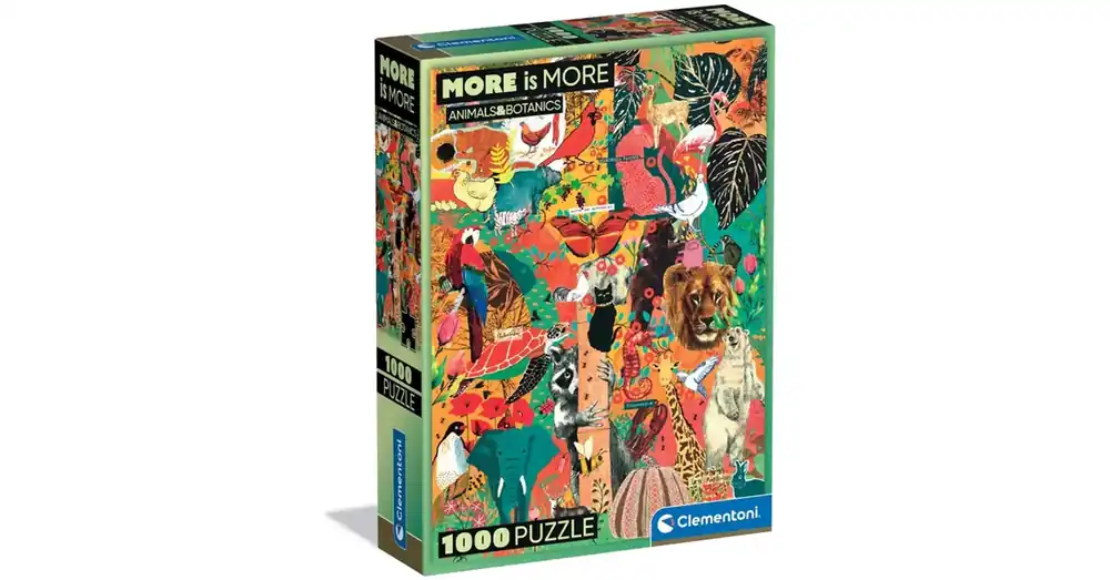 Expressz kézbesítés More is More Állatok és botanikai csodák HQC 1000 db-os puzzle – Clementoni