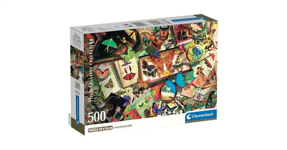 A lepkegyűjtő 500 db-os HQC kompakt puzzle – Clementoni Korlátozott ajánlat