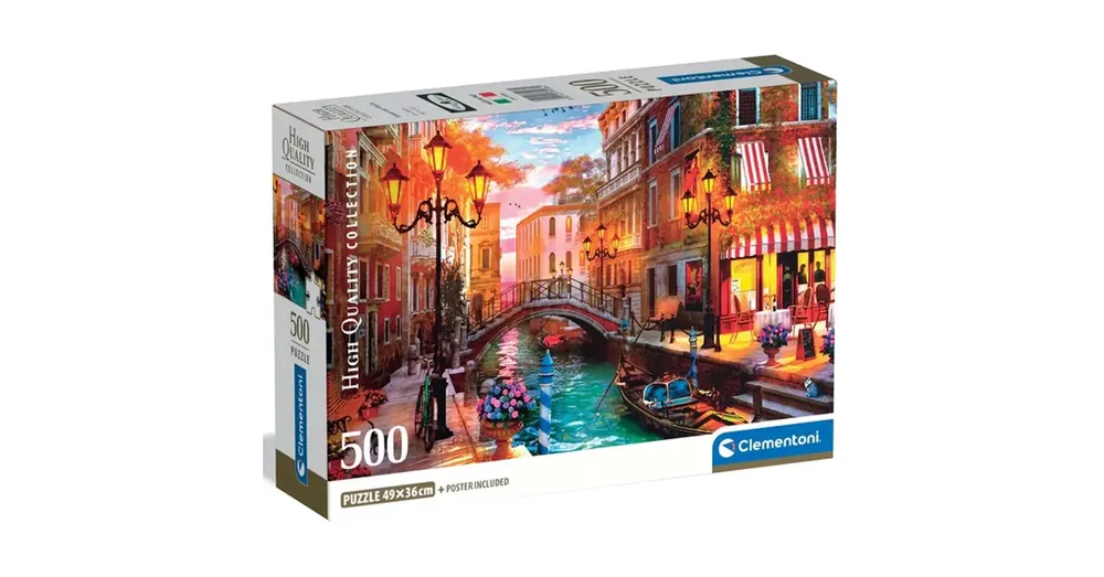 Naplemente Velencében 500 db-os HQC kompakt puzzle – Clementoni Legnépszerűbb