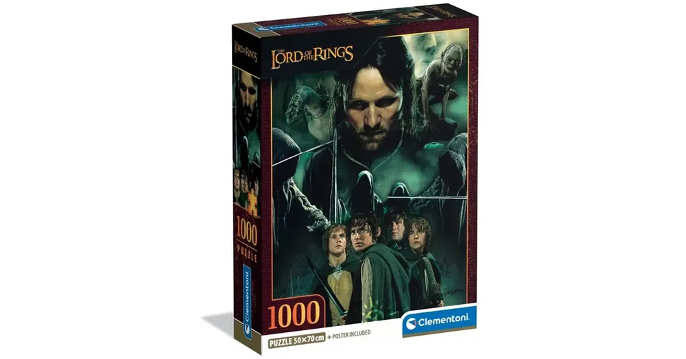 Vásárlói kedvenc A Gyűrűk Ura Aragorn útja 1000 db-os puzzle – Clementoni