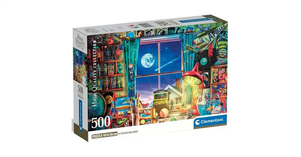 Nézd meg most Kilátás a holdra 500 db-os HQC kompakt puzzle – Clementoni