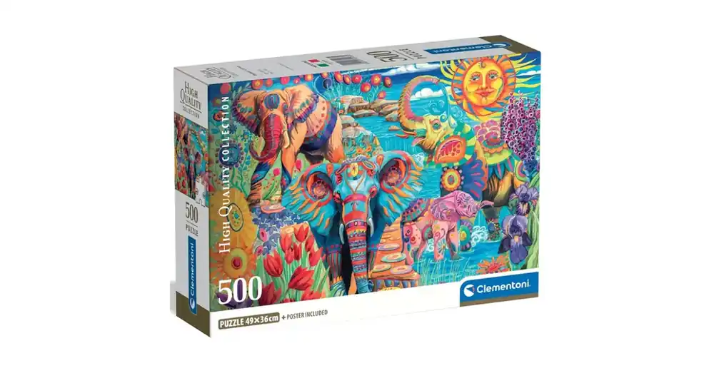 Népszerű Az elefántok karneválja 500 db-os HQC kompakt puzzle – Clementoni