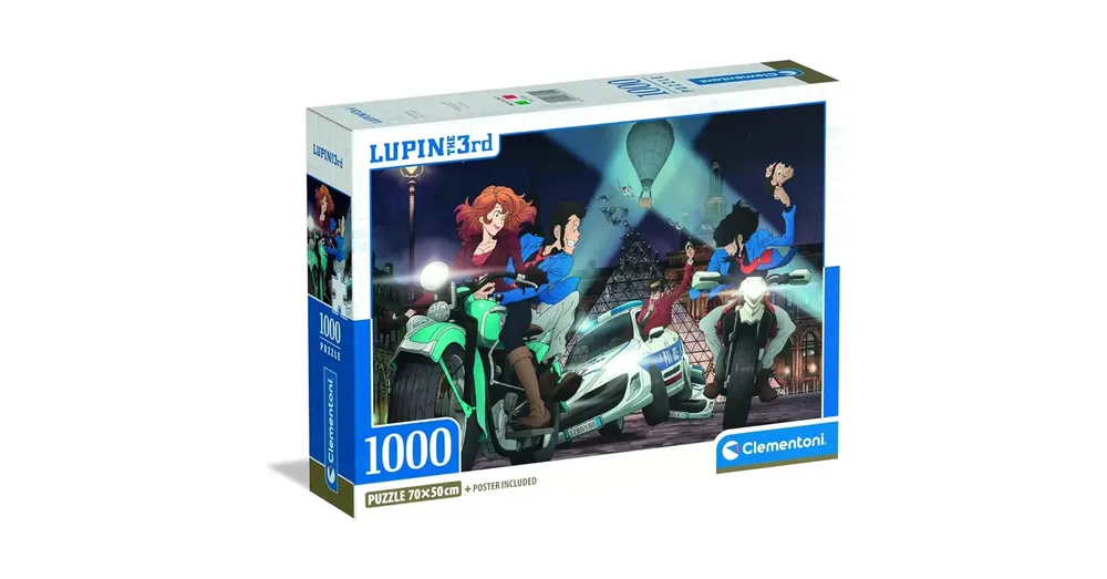 Csak ma Lupin the 3rd – Párizsi üldözés 1000 db-os puzzle – Clementoni