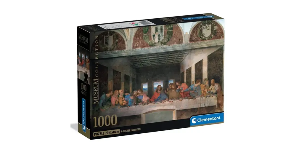 Vásárlói kedvenc Museum Collection Leonardo da Vinci – Az utolsó vacsora 1000 db-os puzzle – Clementoni