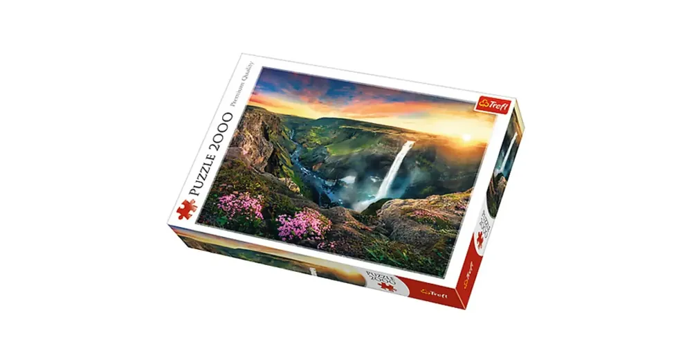 Vedd meg most Haifoss vízesés, Izland puzzle 2000 db-os – Trefl