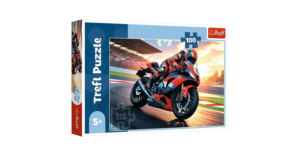 Bestseller Versenymotor a pályán 100 db-os puzzle – Trefl