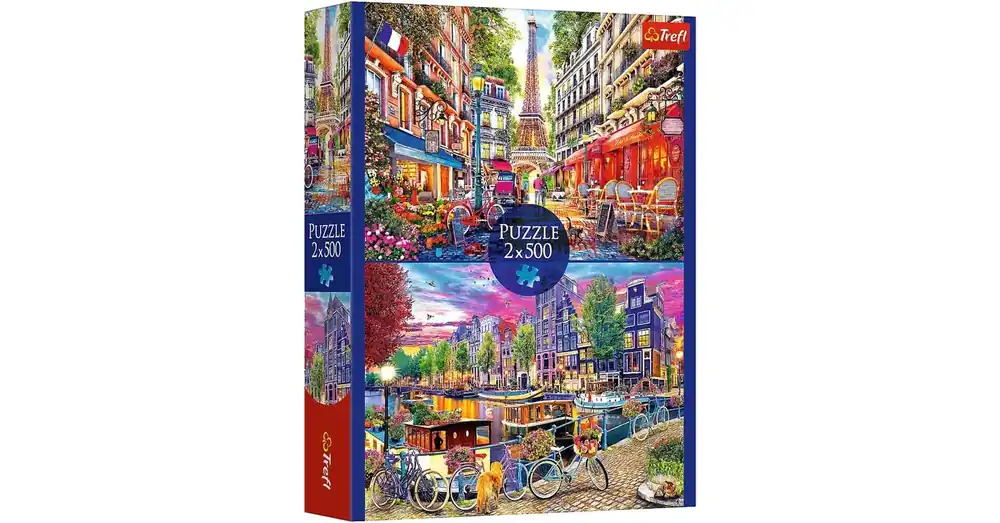 Legnépszerűbb Európai fővárosok 2×500 db-os puzzle – Trefl