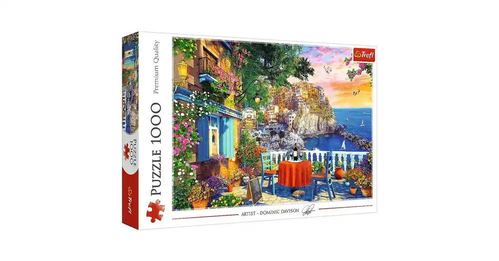 Kilátás a Cinque Terre-re 1000 db-os puzzle – Trefl Prémium