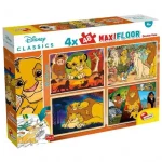 Utolsó esély Oroszlánkirály 2 az 1-ben maxi 4×48 db-os puzzle és színező 35×25 cm – Lisciani