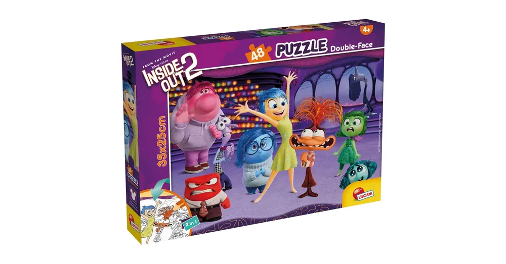 Agymanók 2 2 az 1-ben 48 db-os puzzle és színező 35×25 cm – Lisciani Olcsóbb