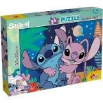 Biztonságos fizetés Stitch 2 az 1-ben 24 db-os puzzle és színező 35×25 cm – Lisciani