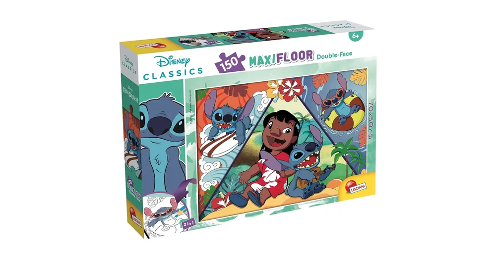 Stitch 2 az 1-ben 150 db-os maxi puzzle és színező 70×50 cm – Lisciani Akciós ár