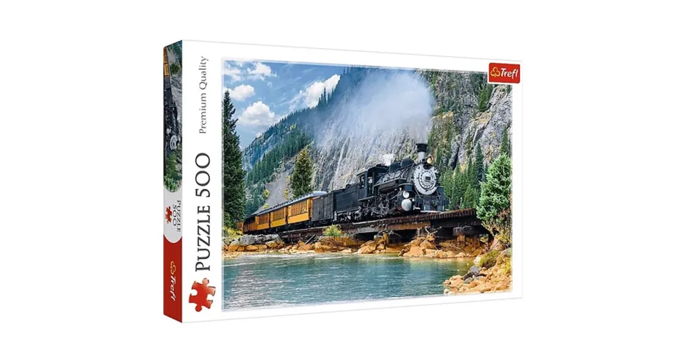 Hegyi vonat 500 db-os puzzle – Trefl Különleges ajánlat