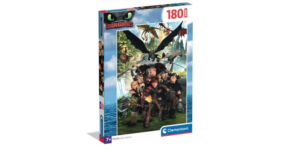 Outlet Így neveld a sárkányodat 180 db-os super puzzle – Clementoni