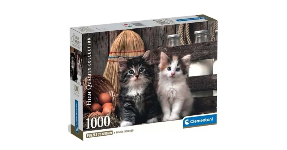 Biztonságos fizetés Bájos kiscicák HQC 1000 db-os puzzle – Clementoni