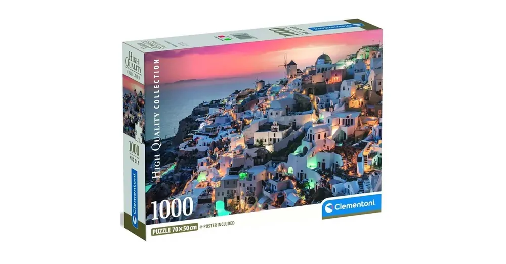 Csodás Santorini HQC 1000 db-os puzzle – Clementoni Olcsó