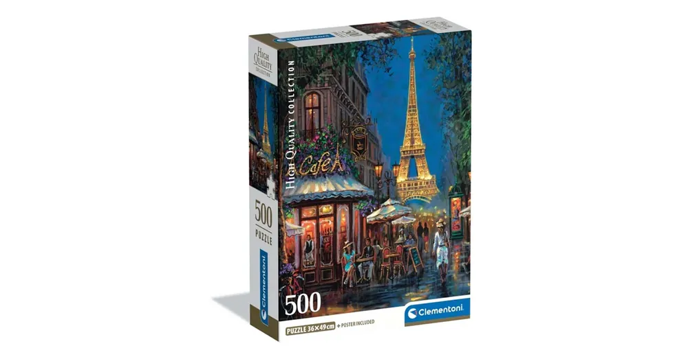 Éjszaka az Eiffel toronynál HQC 500 db-os compact puzzle – Clementoni Exkluzív ajánlat
