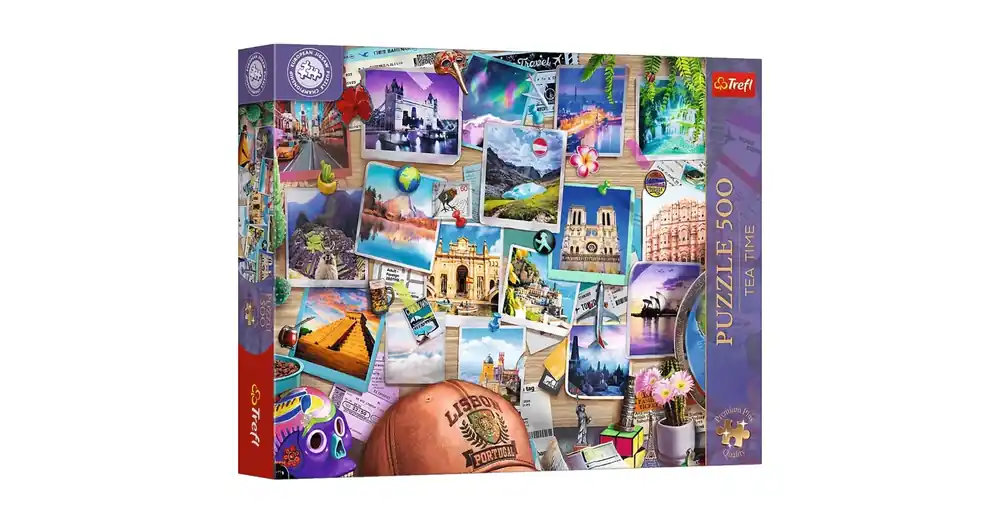 Puzzle EB Az utazás emlékei 500 db-os prémium puzzle – Trefl Árcsökkenés
