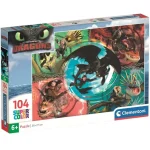 Újdonság Így neveld a sárkányodat 104 db-os Supercolor puzzle – Clementoni