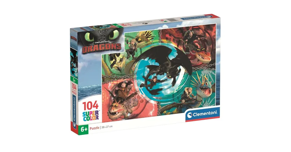 Újdonság Így neveld a sárkányodat 104 db-os Supercolor puzzle – Clementoni