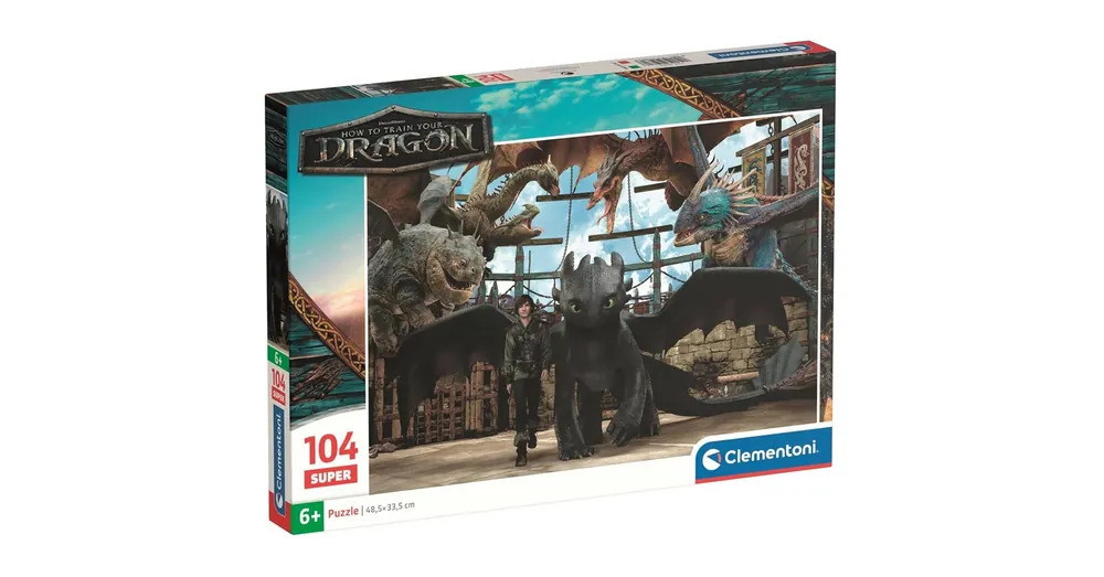 Így neveld a sárkányodat sárkányok szövetsége 104 db-os Supercolor puzzle – Clementoni Ajánlat