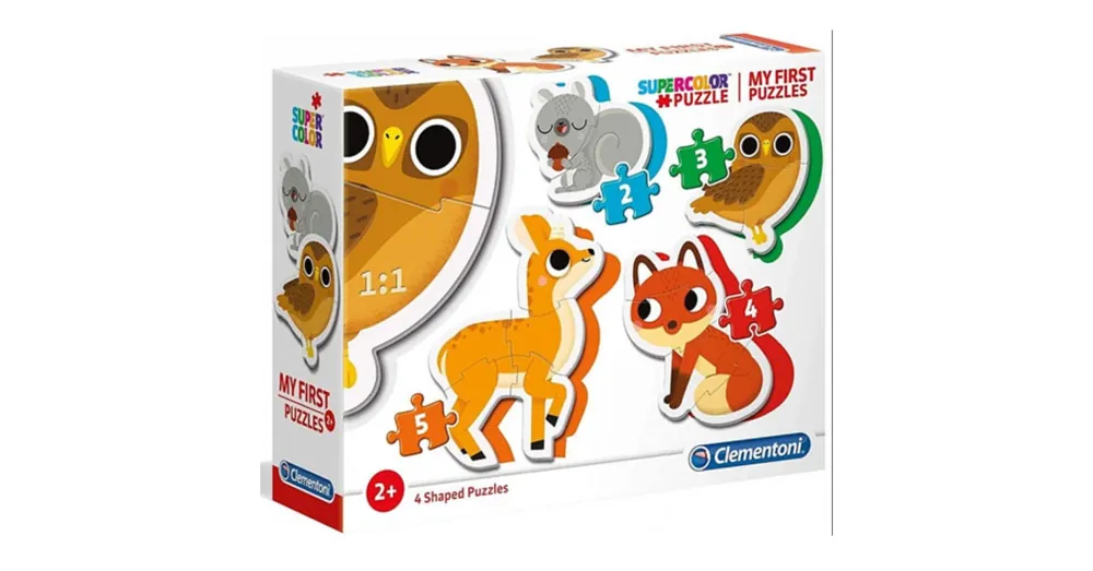 Erdei állatok 4 az 1-ben forma puzzle szett – Clementoni Árengedmény
