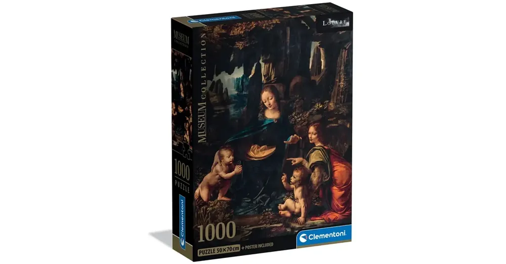 Museum Collection Leonardo da Vinci – A sziklák szűze 1000 db-os puzzle poszterrel – Clementoni Vedd meg online