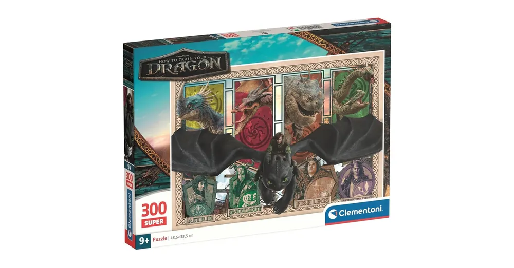 Biztonságos fizetés Így neveld a sárkányodat sárkányok és hősök 300 db-os puzzle – Clementoni