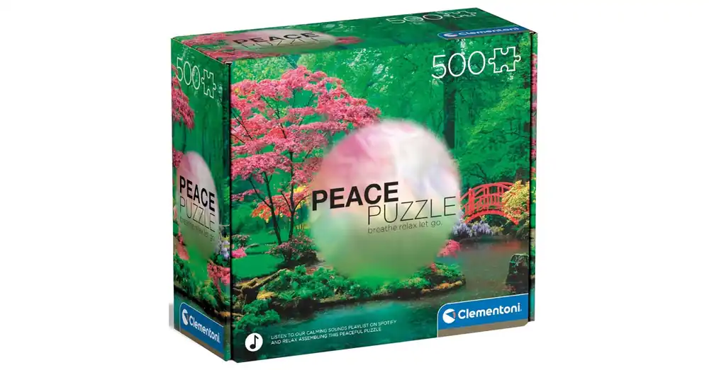 Prémium Peace puzzle Nyugtató esőcseppek 500 db-os puzzle – Clementoni