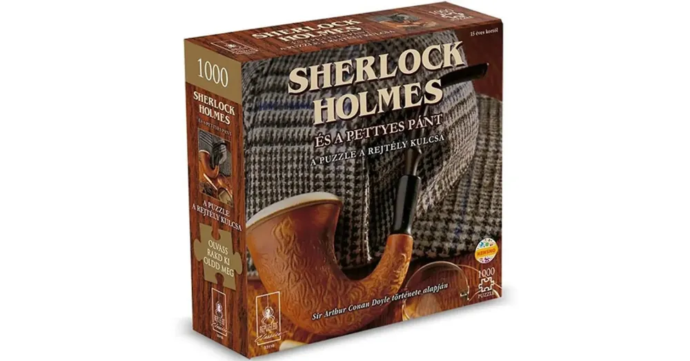 Exkluzív ajánlat Sherlock Holmes és a pettyes pánt puzzle rejtéllyel 1000 db