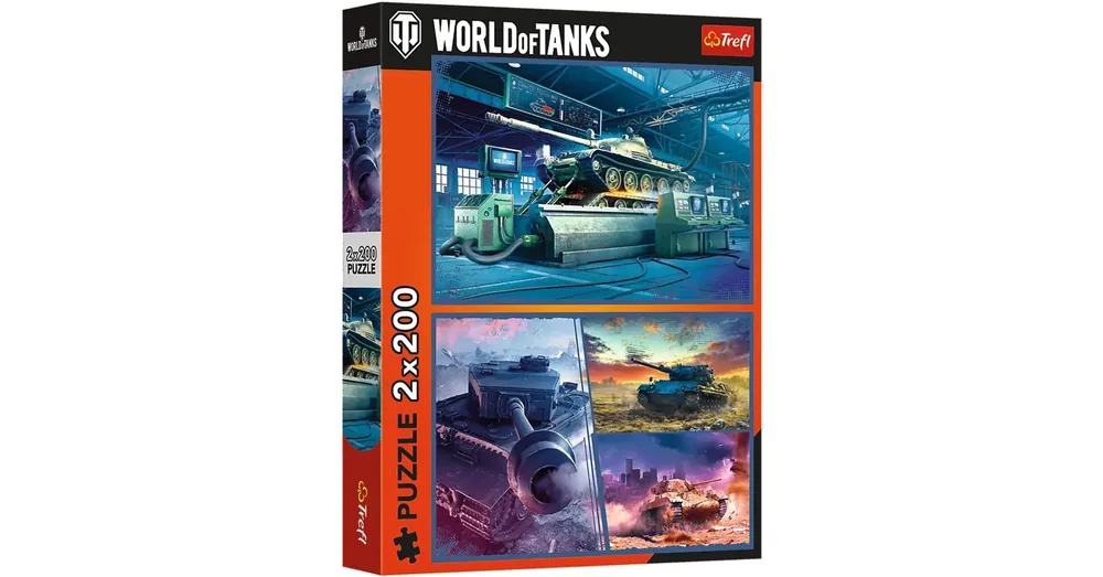 Olcsó World of Tanks 2×200 db-os puzzle – Trefl