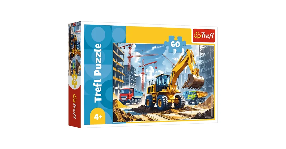 Kotró-rakodó traktor 60 db-os puzzle – Trefl Biztonságos vásárlás