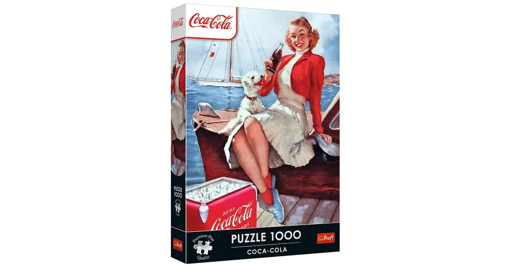 Korlátozott ajánlat Coca-Cola tengerparti szünet 1000 db-os Prémium plus quality puzzle – Trefl