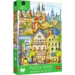 Barcelona éjfélkor 1000 db-os Prémium plus quality puzzle – Trefl Kiárusítás